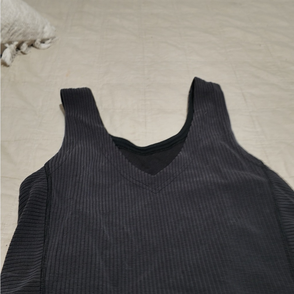 Lululemon Athletica Charcoal Tank Top